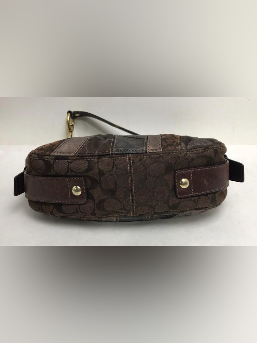 Coach Zoe Mosaic Leather Patchwork Hobo Shoulder Bag - Picture 3 of 7